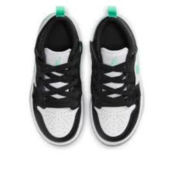 Nike Air Jorden's teal and black nike sneakers DR9748 girls size 1Y - Picture 7 of 11